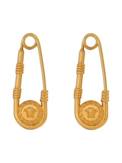 Versace Women Safety Pin Earrings