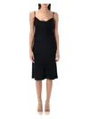 Versace Midi Dress In Black
