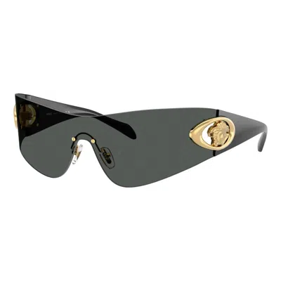 Versace Women's Sleek Sunglasses In Black
