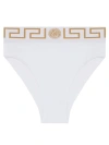 Versace Slip With Greek In White
