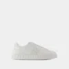 Versace 'greca Crystal Sneakers In White