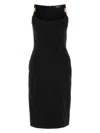 Versace Black Stretch Viscose Dress