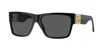 Versace Wayfarer Sunglasses In Black