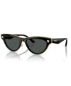 Versace Medusa Essence Cat Eye Sunglasses, 52mm In Dark Grey