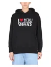 Versace Cotton Knitwear In Black