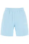 Versace 1978 Re-edition Brushed Jersey Shorts In Blue