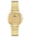 Versace Delphinus Watch, 35mm In Gold
