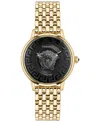 Versace Medusa Alchemy Bracelet Strap In Ip Yellow Gold