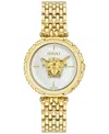 Versace Medusa Heritage Bracelet Watch In Gold