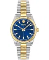 Versace Women's Swiss Millenyium Two-tone Stainless Steel Bracelet Watch 32mm In Two Tone