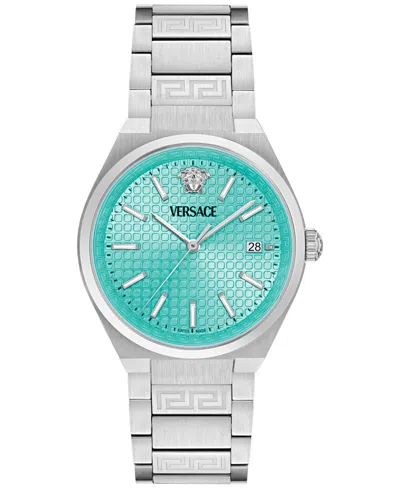 Versace Women's Swiss V-auria Stainless Steel Bracelet Watch 39mm