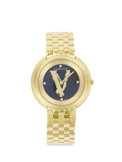 Versace Women's Thea Ip Yellow Gold Stainless Steel Bracelet Watch/38mm