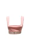 Versace Women Top With Jacquard Logo
