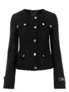 Versace Medusa Head Single-breasted Tweed Jacket
