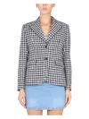 Versace Tweed Jacket In Gray