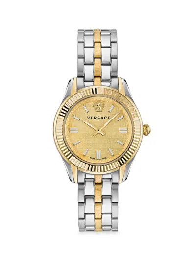 Versace Women's Two Tone Stainless Steel Bracelet Watch/42mm