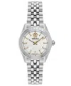 Versace V-code Bracelet Watch, 36mm In Metallic