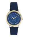 Versace 37mm Tte Blu Dial Blu Strap