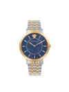 Versace Women's V Eternal 38mm Ip Goldtone Stainless Steel Bracelet Watch In Sapphire