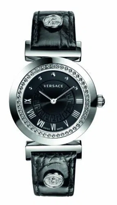 Pre-owned Versace Women's Vanity 35mm Quartz Watch P5q99d009s
