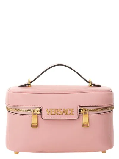 Versace Women's Vanity Tag Bag In Pink