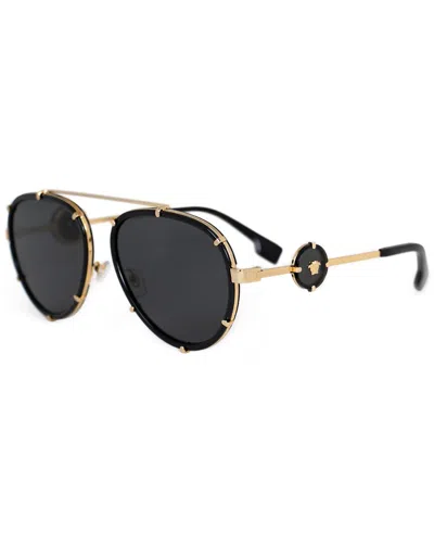Versace Women's Ve2232 61mm Sunglasses In Black