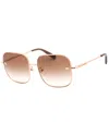 Versace Women's Ve2246d 59mm Sunglasses 141213 Mul In Gold