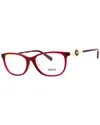 Versace Women's Ve3297d 55mm Optical Frames In Red