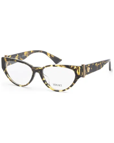 Versace Women's Ve3366f 55mm Optical Frames In Brown