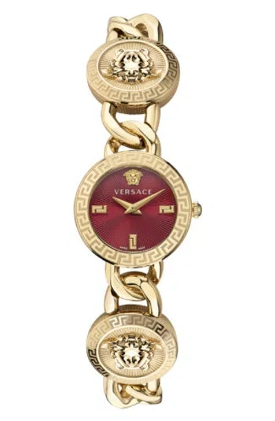 Pre-owned Versace Women's Ve3c00322 Stud Icon 26mm Quartz Watch