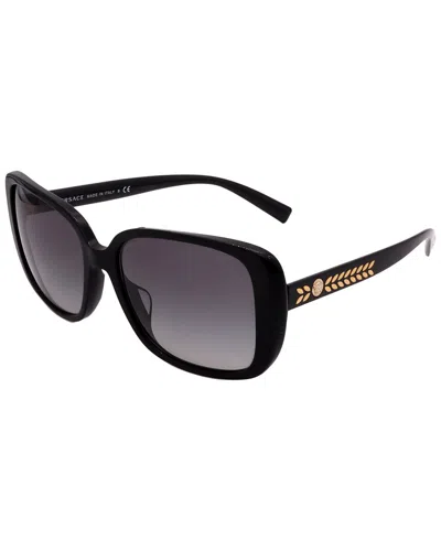 Versace Women's Ve4357a 56mm Sunglasses In Black