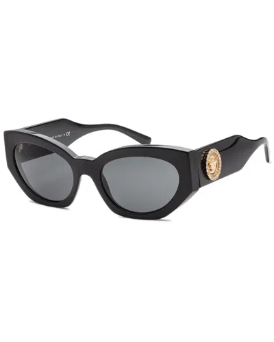 Versace Women's Ve4376b 54mm Sunglasses In Black
