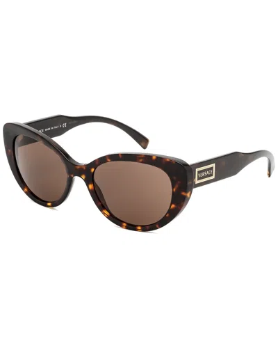 Versace Women's Ve4378 54mm Sunglasses In Brown