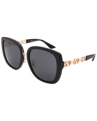 Versace Women's Ve4407d 56mm Sunglasses In Black