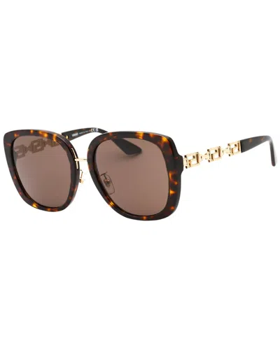Versace Women's Ve4407d 56mm Sunglasses In Brown