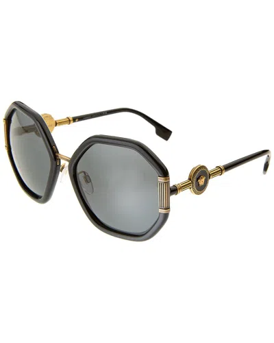 Versace Women's Ve4413 60mm Sunglasses In Black