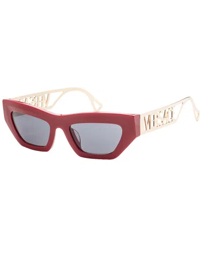 Versace Women's Ve4432u 53mm Sunglasses In Red