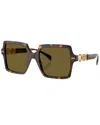 Versace Medusa Head Square-frame Sunglasses In Brown