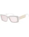 Versace Rectangular-frame Sunglasses In White