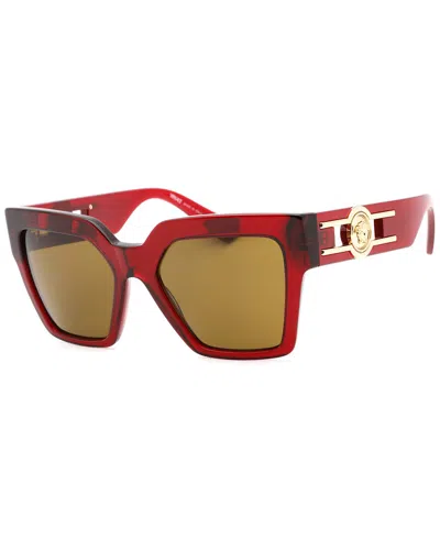Versace Women's Ve4458 54mm Sunglasses In Red