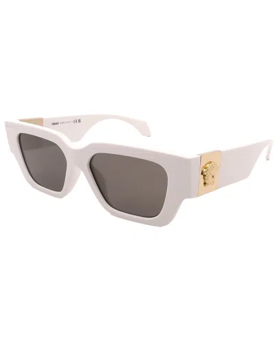 Versace Women's Ve4497u 53mm Sunglasses In White