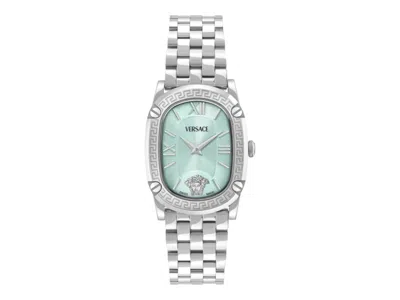 Pre-owned Versace Women's  Couture Bracelet Ve1b01025 Watch In Stainless Steel In Silver
