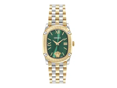 Pre-owned Versace Women's  Couture Bracelet Ve1b01225 Watch In Stainless Steel In Silver