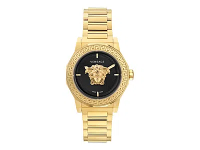 Pre-owned Versace Women's  Medusa Deco Ve7b00623 Watch In Stainless Steel In Silver