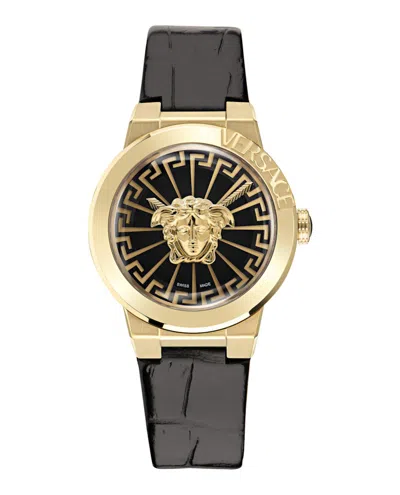 Pre-owned Versace Women's  Medusa Infinite Ve3f00222 Watch In Stainless Steel