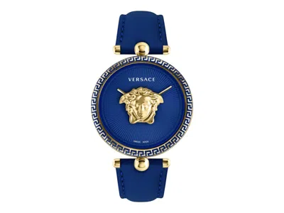 Pre-owned Versace Women's  Palazzo Empire Strap Veco02122 Watch In Stainless Steel In Silver