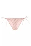 Versace 'treasure' Bikini Bottom In Pink