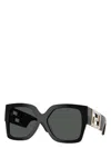 Versace Rectangular Sunglasses, 59mm In Black