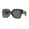 Versace Women's  Ve4402 Gb1/87 Sunglasses In Black
