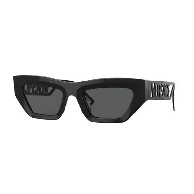 Versace Women's  Ve4432u 523287 Sunglasses In Black